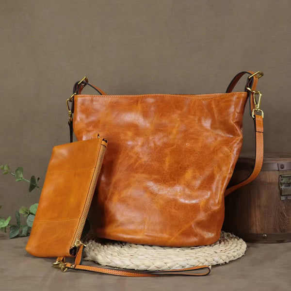 Retro Vintage Leather Messenger Bag