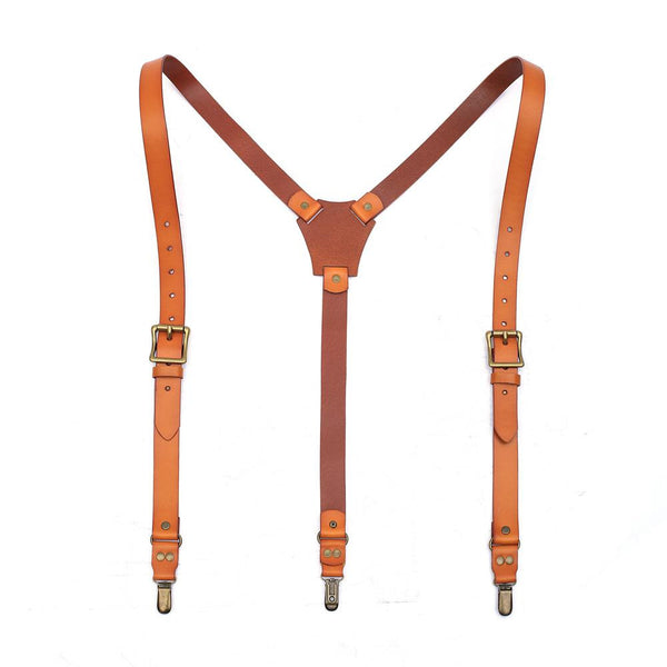 Men Suspenders, Leather Suspenders, Adjustable Suspender, Handmade