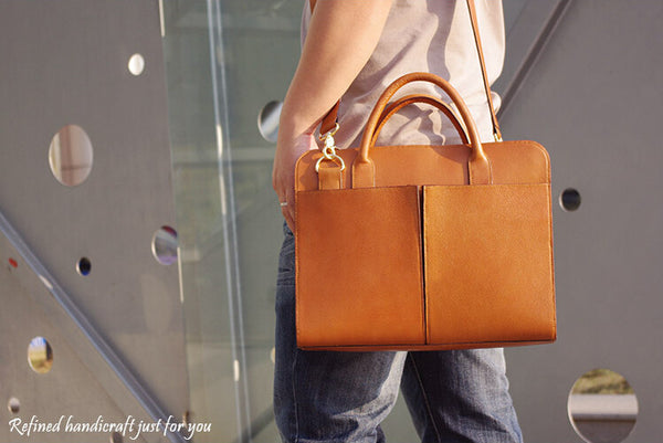 Italian leather shoulder bags