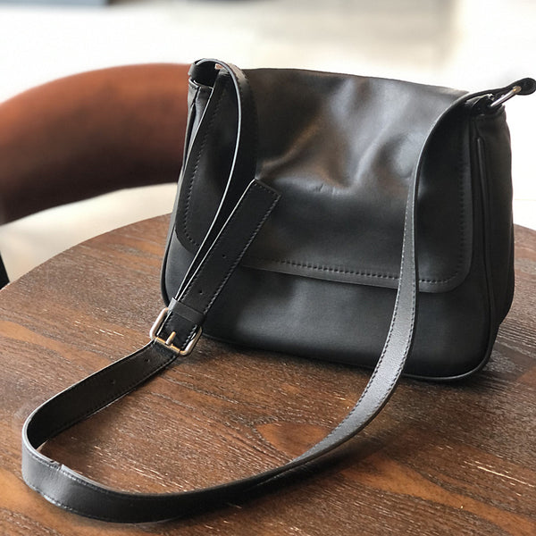 Leather crossbody hotsell shoulder bag