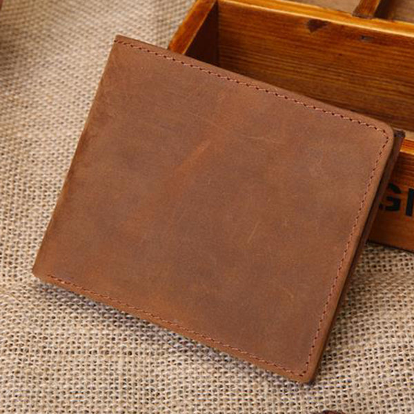 Men's Full Grain Leather Bifold Wallet