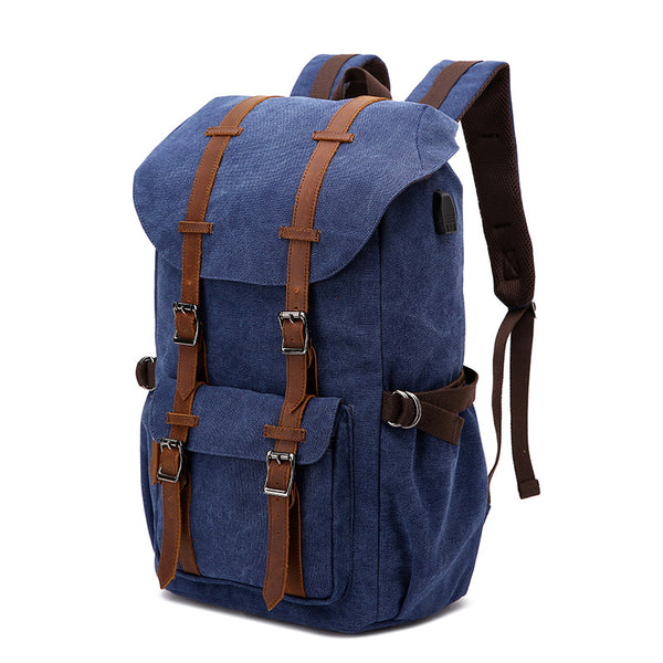 Store Large canvas laptop backpack for 18