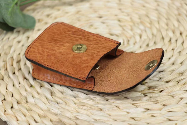 The Minimal - Full Grain Vegetable Tanned Leather Messenger Bag – Basader