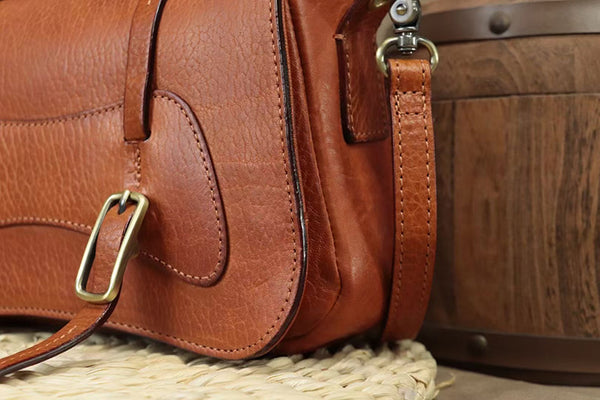 Leather Saddle Bag New Fashion Small Bag With 2 Shoulder Straps – Regina