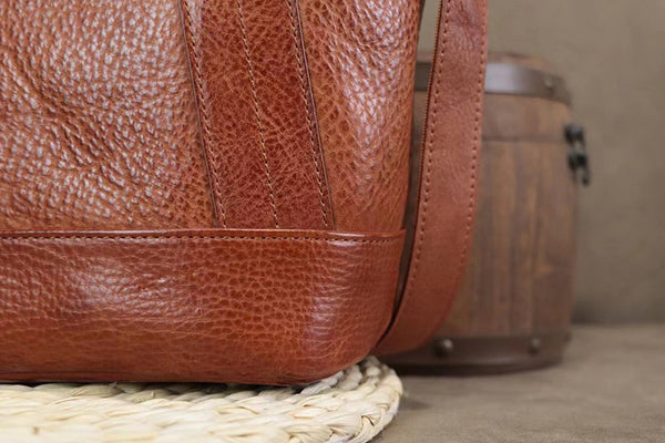 Leather Working Tote - Handmade Leather Tote