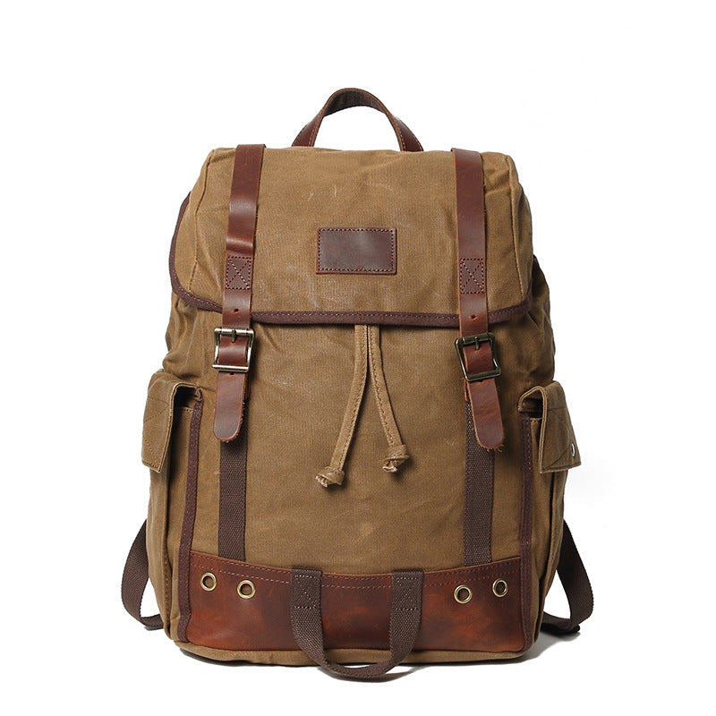 L.L.Bean Waxed Canvas Duffle Bag in Dark Khaki at Nordstrom