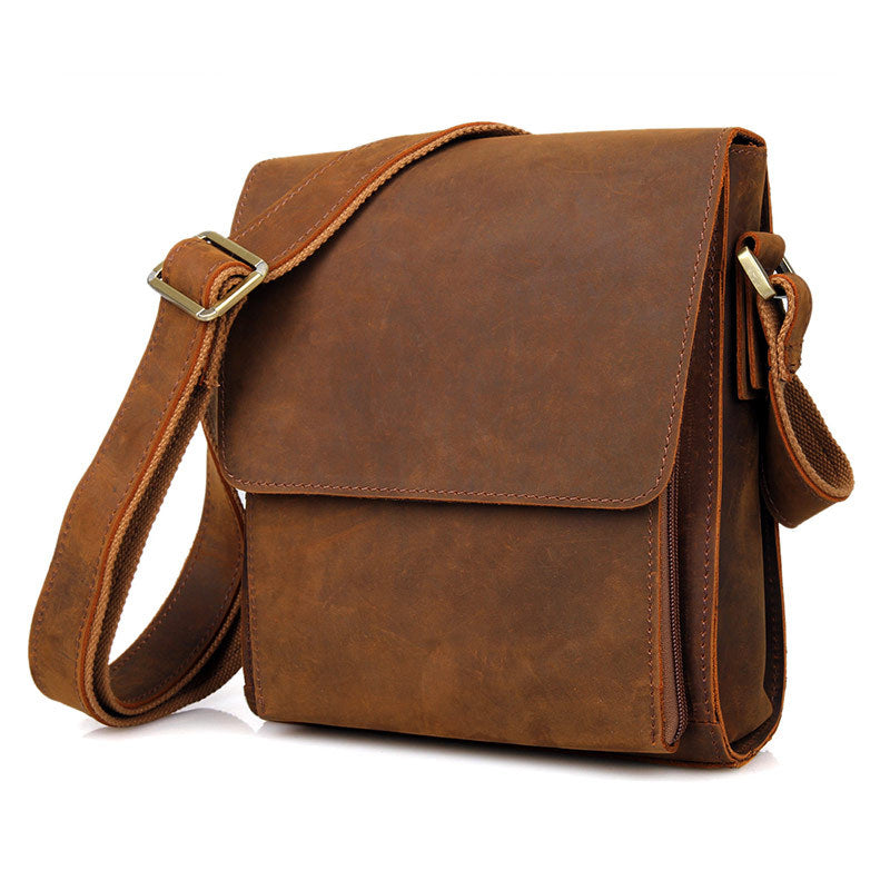 Casual Waterproof Canvas Leather Handbag, Vintage Men Hand Bag Purse B –  ROCKCOWLEATHERSTUDIO