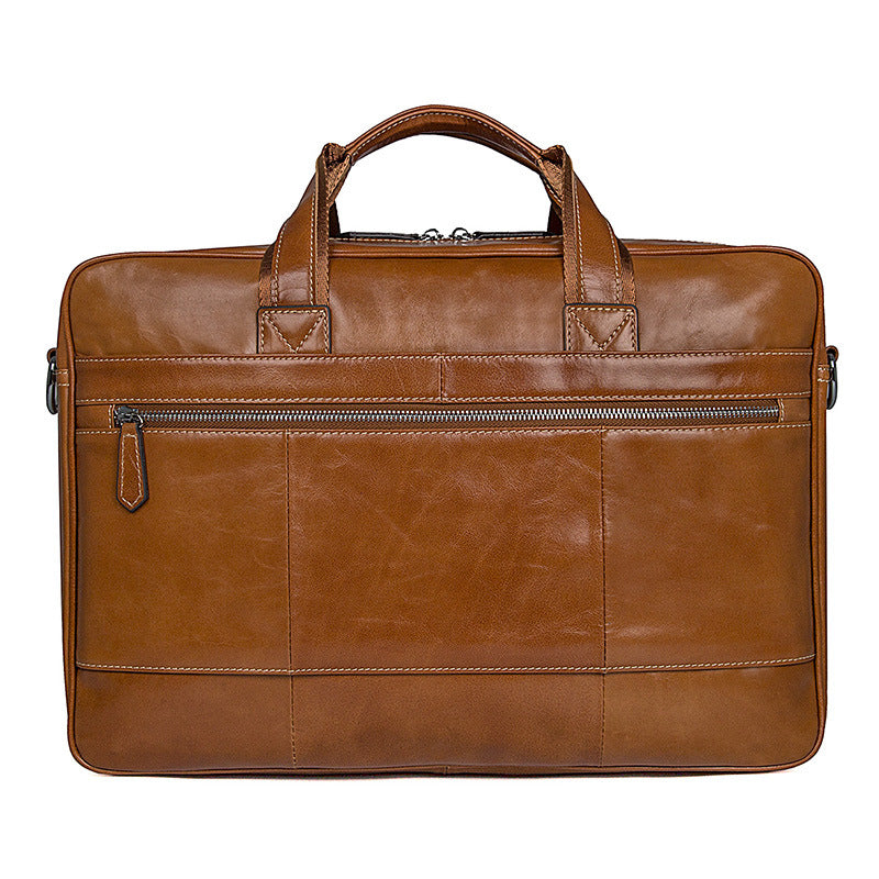 Minimalist Leather Briefcase Laptop Bag Designer Handbag ZB02 –  ROCKCOWLEATHERSTUDIO
