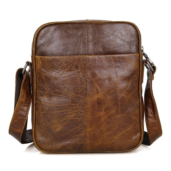 Top Grain Leather Messenger Bags Vintage Leather Bags For Men