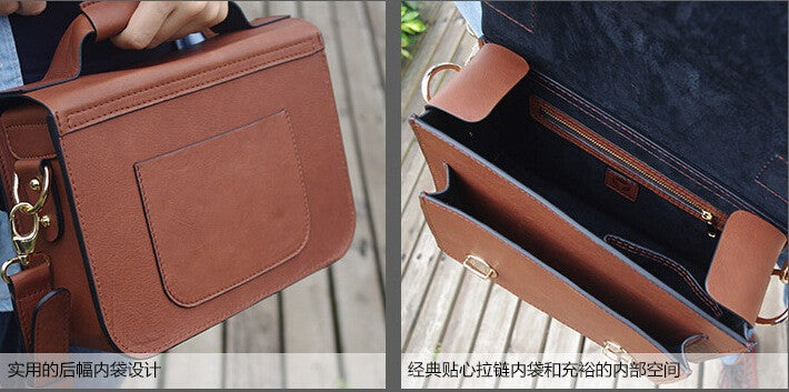 Custom leather hot sale messenger bags