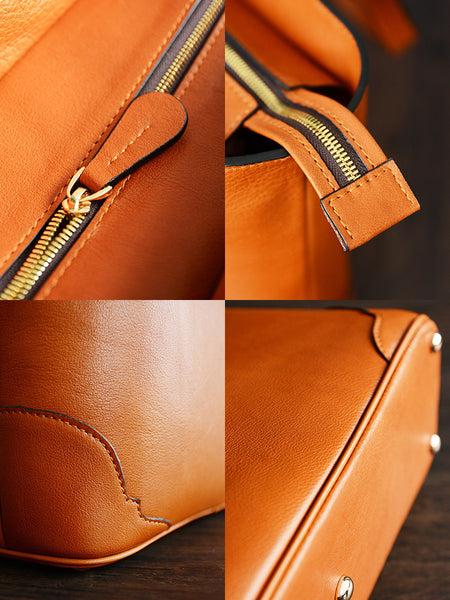 Handmade Men Leather Briefcase, Vegetable Tanned Leather Shoulder Bag –  ROCKCOWLEATHERSTUDIO