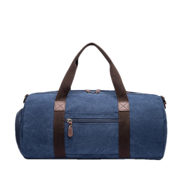 Canvas Duffel Bag For Mens Canvas Weekender Bag Men s Gym Bag Fashion ROCKCOWLEATHERSTUDIO