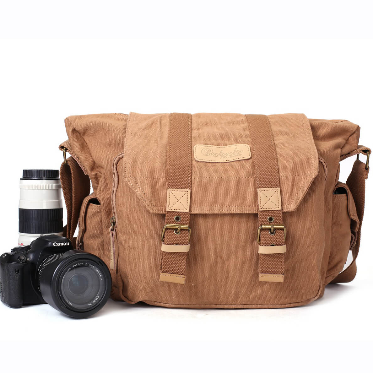 Padded Camera Bag Travel Camera Shoulder Bag Water-resistant Shock-proof  Camera Case Messenger Bag for