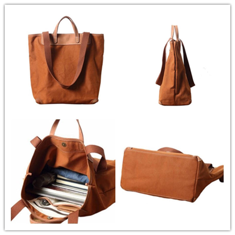 Durable Canvas Tote Bag Casual Shoulder Bags Unisex Canvas Handbags  Shopping Bag