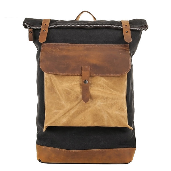 Canvas Messenger Bag TOPWOLF Small Crossbody Bag Casual Travel