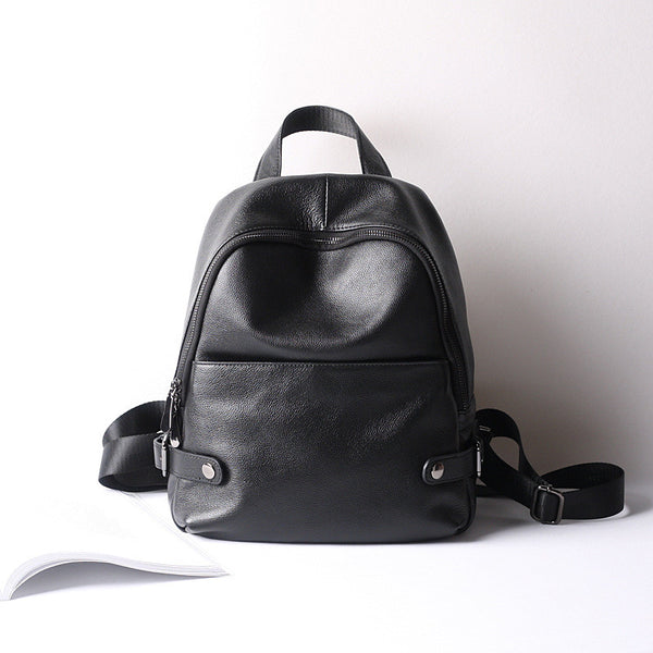Women Leather Backpack Purse, Black Leather Backpack, Casual Backpack ...