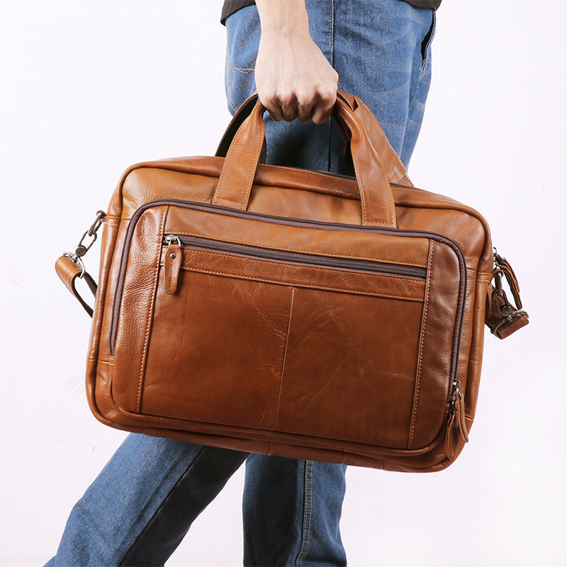 Tassia PU Leather Look 15 Laptop Messenger Bag Notebook Satchel Shoulder Case Briefcas