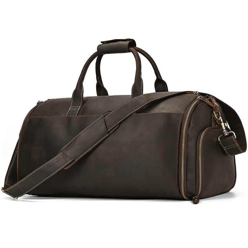 Large Leather Garment Bag - Antigua - Domini Leather