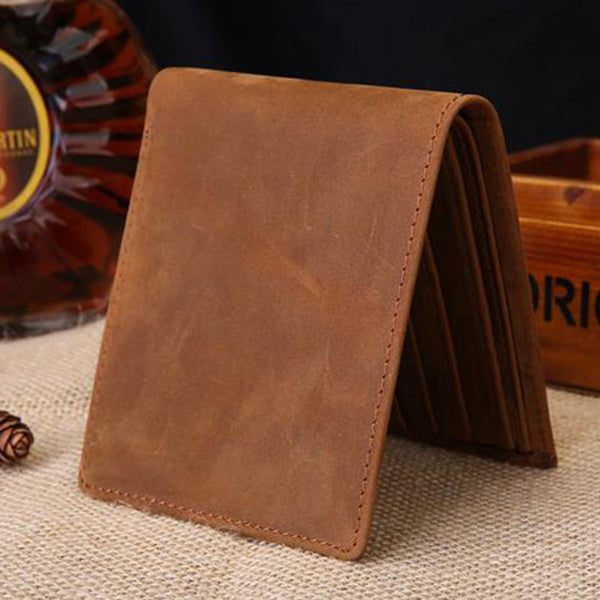 Leather Bifold Wallet [Personalized] [Custom Handmade to Order]