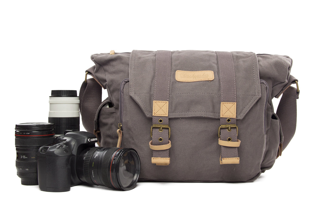 Canvas DSLR Camera Bag, Professional SLR Camera Bag, Men's Canvas Messenger  Bag BBK-1