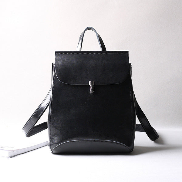 Leather Backpack Women Designer Backpack Small Backpack Purse