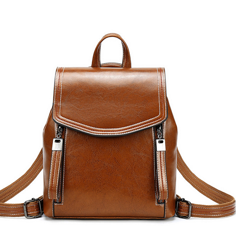 Women Leather Shoulder Bag, Convertible Backpack, Full Grain Leather B –  ROCKCOWLEATHERSTUDIO