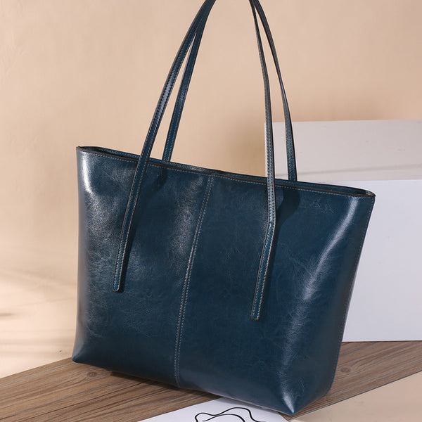 Casual Leather Handbag 