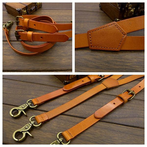 Handmade leather dress suspenders - handmade in the USA out of premium  leather from the famous horween tannery, designed to be as functional and  low profile as possible.