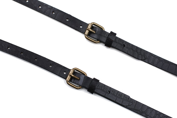 Leather Suspenders For Men Adjustable Brown Genuine Leather Suspenders –  ROCKCOWLEATHERSTUDIO