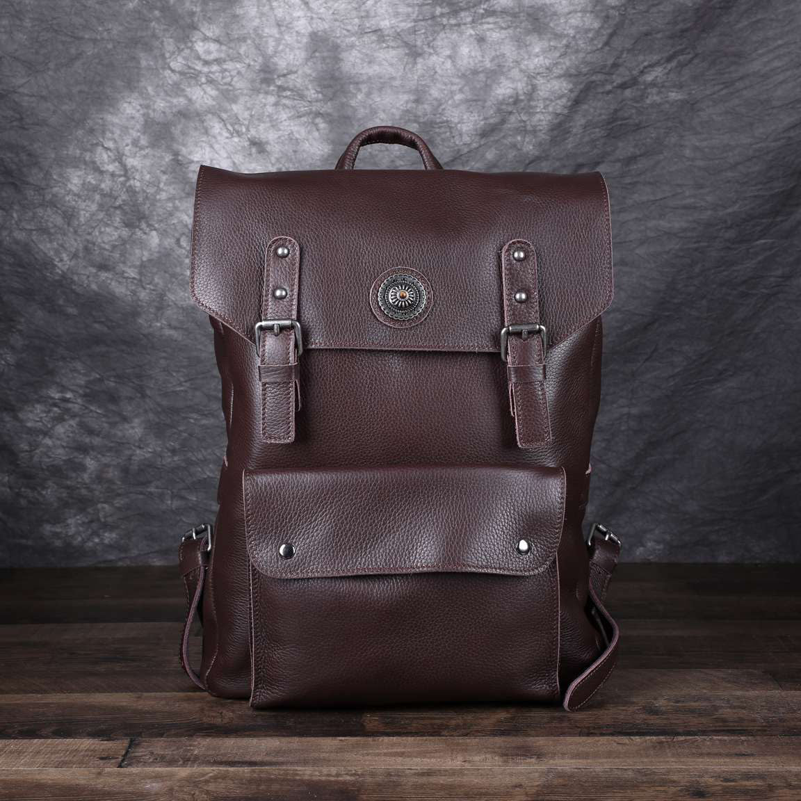 rockcow leather backpack