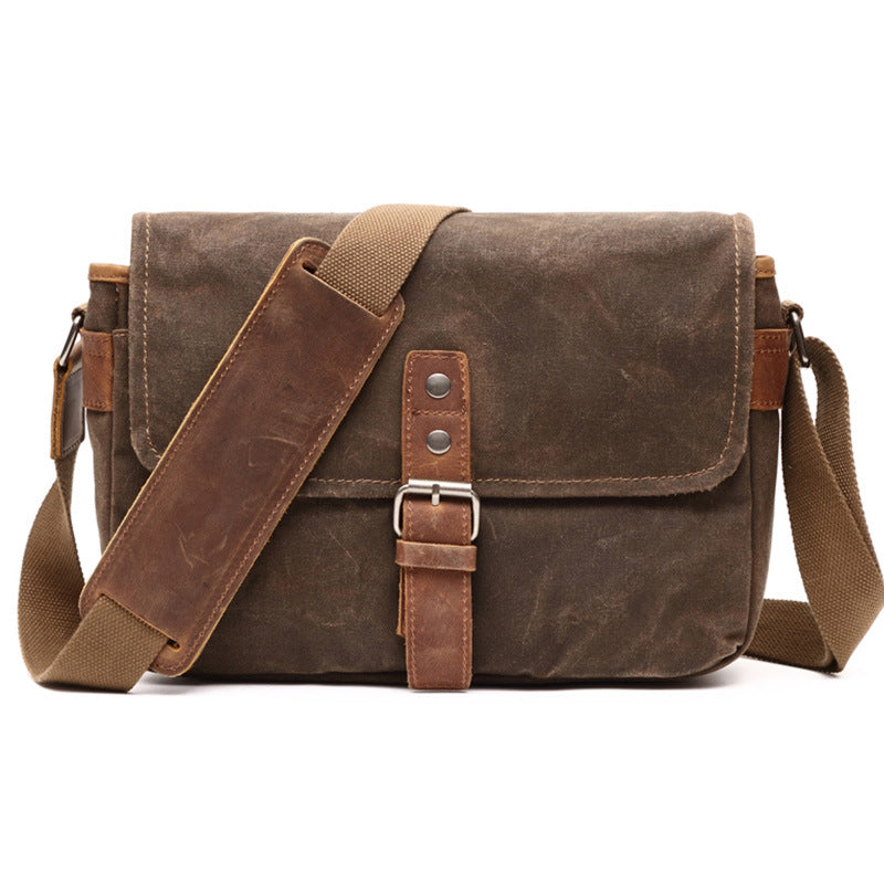 Vintage Canvas Messenger Bag Men′ S Crossbody Bag, Camera Bag