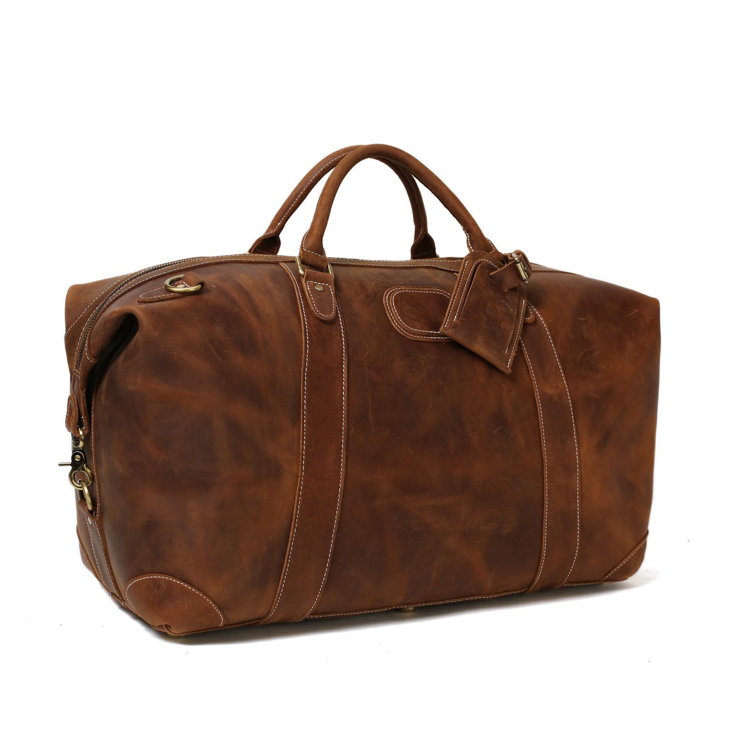 Casual Waterproof Canvas Leather Handbag, Vintage Men Hand Bag Purse B –  ROCKCOWLEATHERSTUDIO