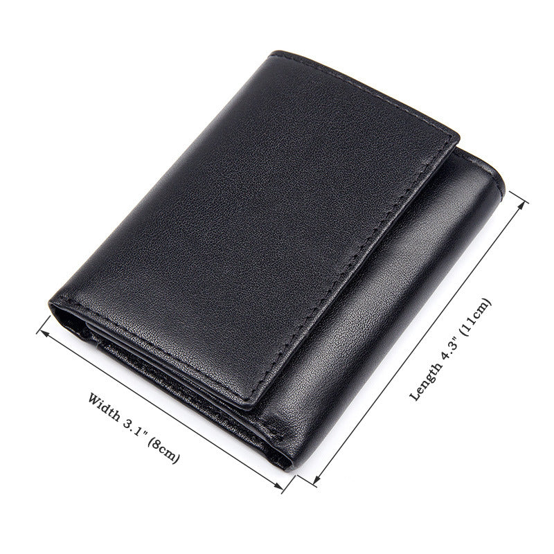 Full Grain Leather Men Wallet Card Holder Wallet Expandable Card Holder Zipper Wallet MSG2123